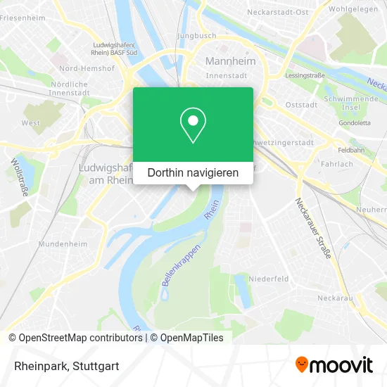 Rheinpark Karte