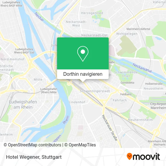 Hotel Wegener Karte