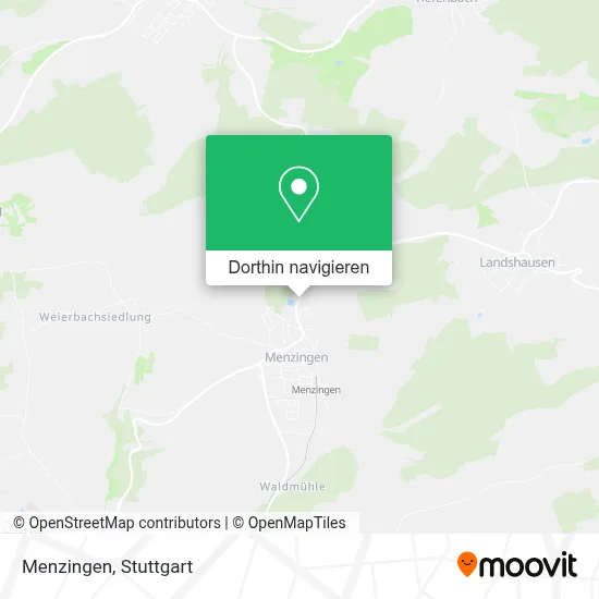 Menzingen Karte