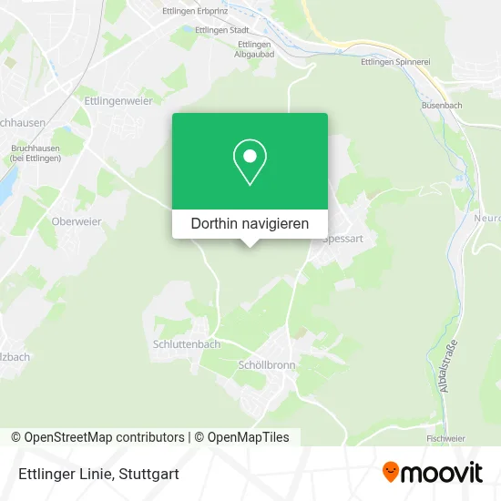 Ettlinger Linie Karte