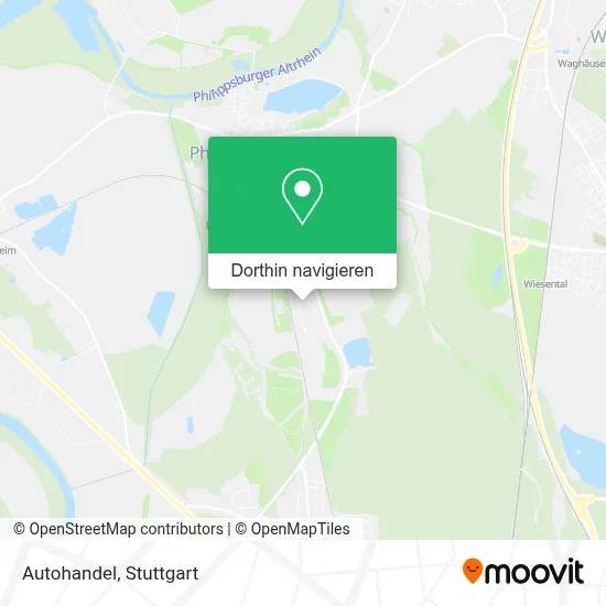 Autohandel Karte