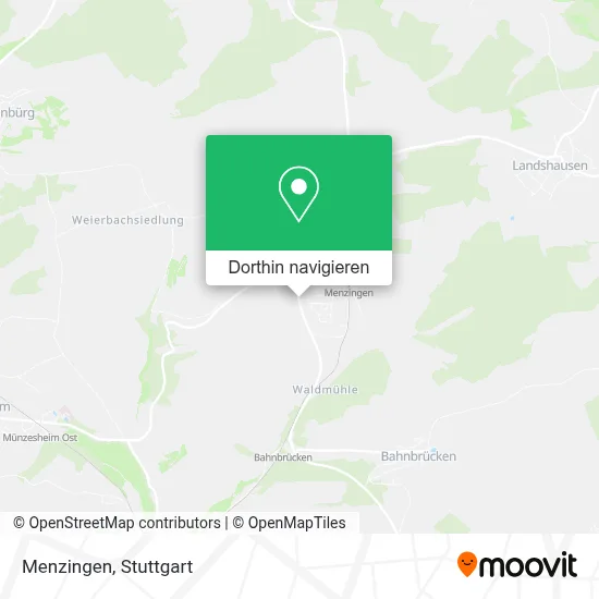 Menzingen Karte