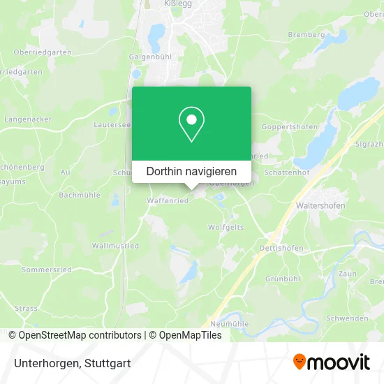 Unterhorgen Karte