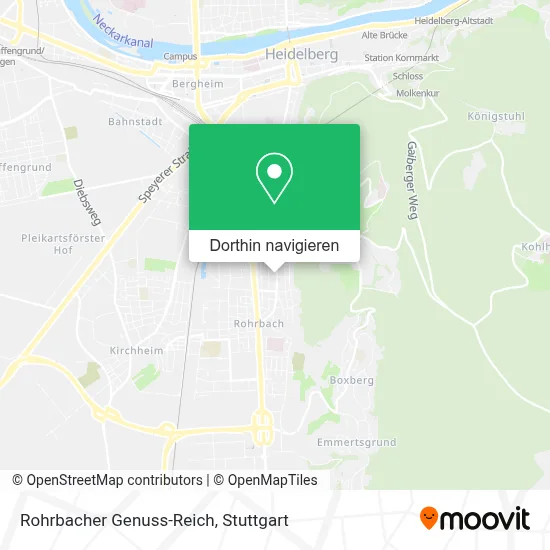 Rohrbacher Genuss-Reich Karte