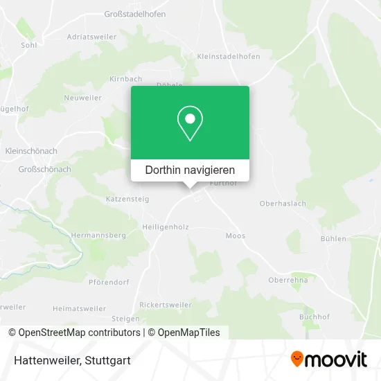 Hattenweiler Karte