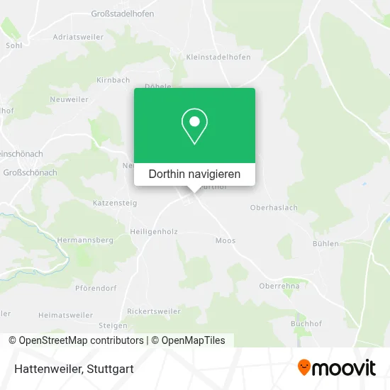 Hattenweiler Karte