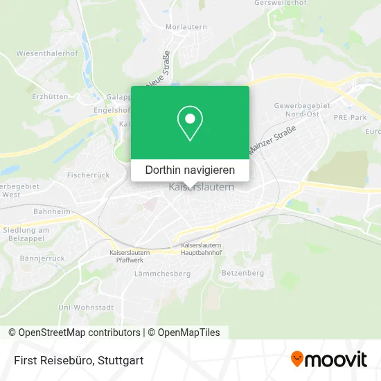 First Reisebüro Karte
