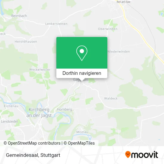 Gemeindesaal Karte