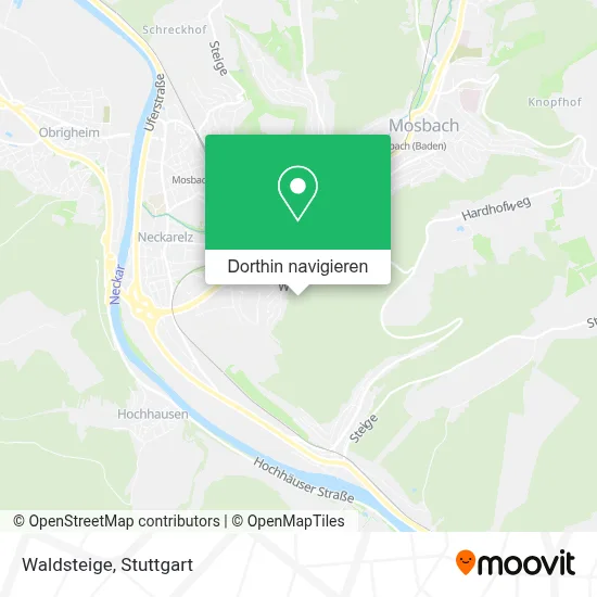 Waldsteige Karte