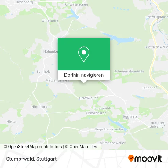 Stumpfwald Karte