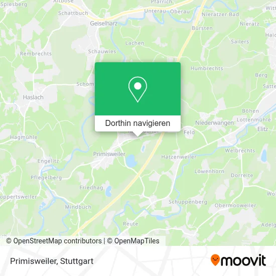 Primisweiler Karte