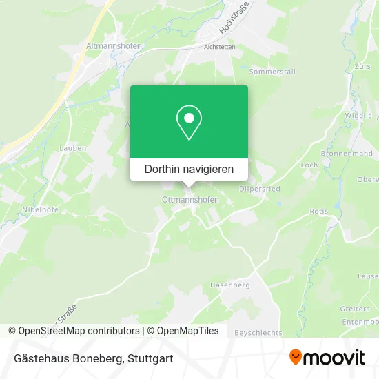 Gästehaus Boneberg Karte