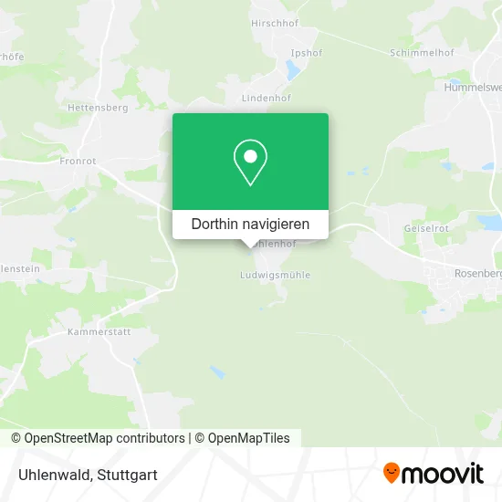 Uhlenwald Karte