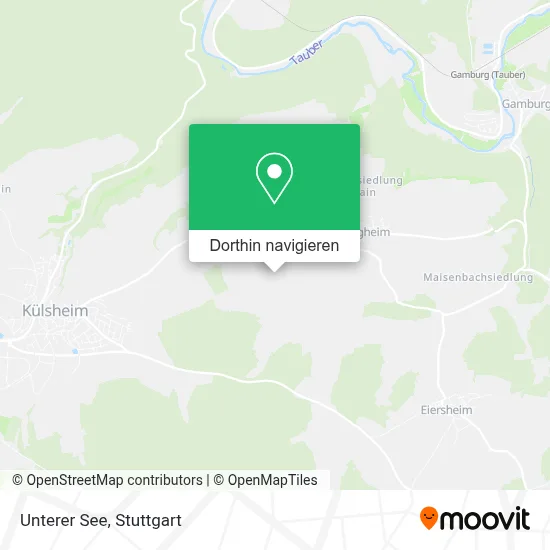 Unterer See Karte