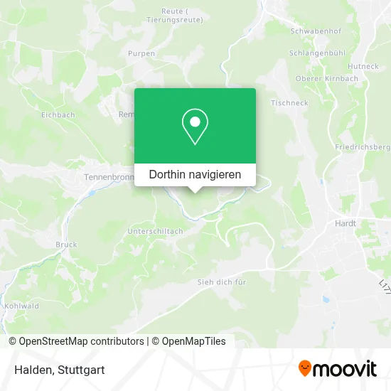 Halden Karte