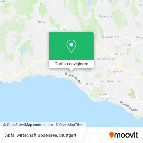 Abfallwirtschaft Bodensee Karte