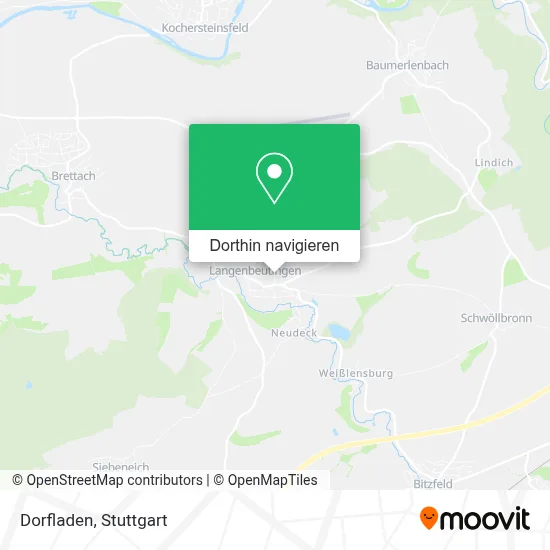 Dorfladen Karte