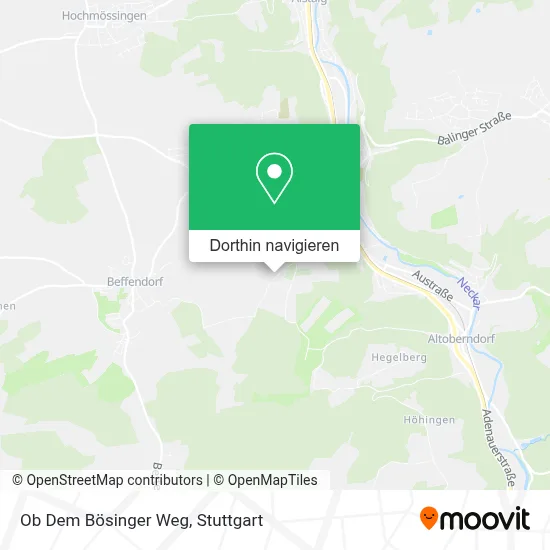 Ob Dem Bösinger Weg Karte