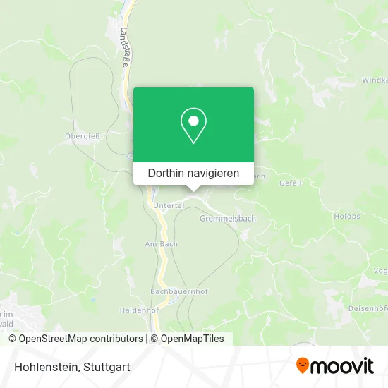 Hohlenstein Karte