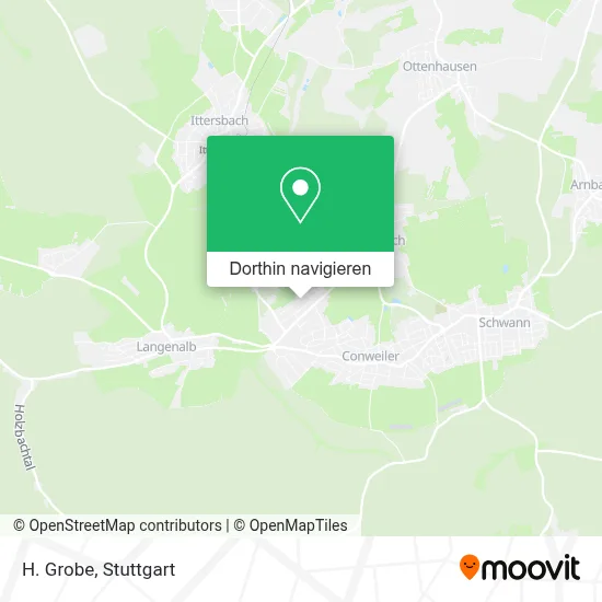 H. Grobe Karte