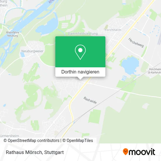 Rathaus Mörsch Karte
