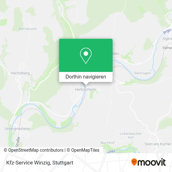 Kfz-Service Winzig Karte