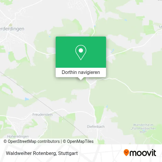 Waldweiher Rotenberg Karte