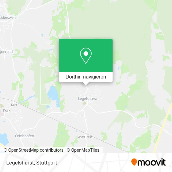 Legelshurst Karte