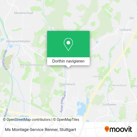 Ms Montage-Service Renner Karte