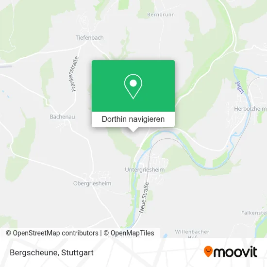 Bergscheune Karte