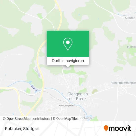 Rotäcker Karte
