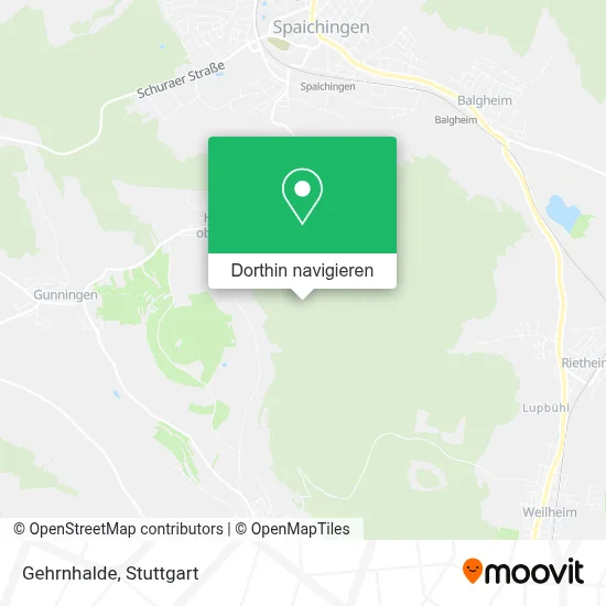 Gehrnhalde Karte