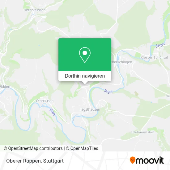 Oberer Rappen Karte