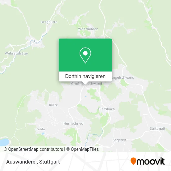 Auswanderer Karte