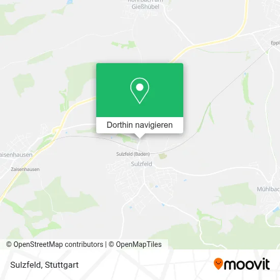 Sulzfeld Karte