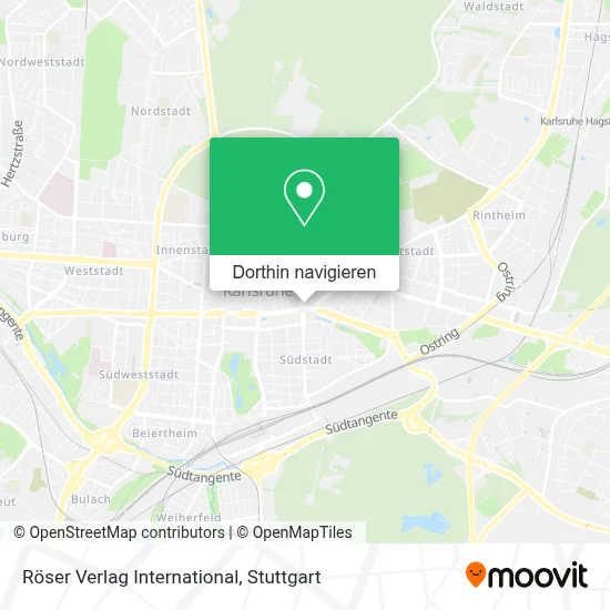 Röser Verlag International Karte