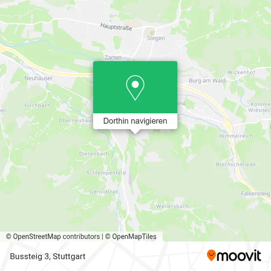 Bussteig 3 Karte