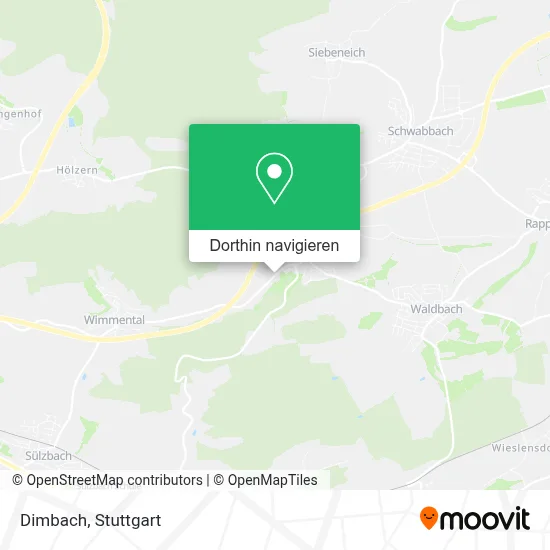 Dimbach Karte