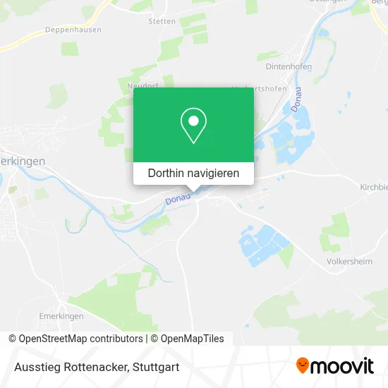 Ausstieg Rottenacker Karte