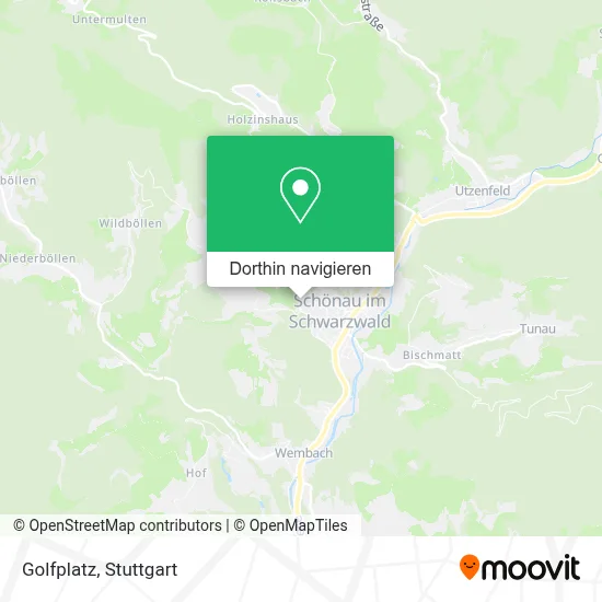 Golfplatz Karte
