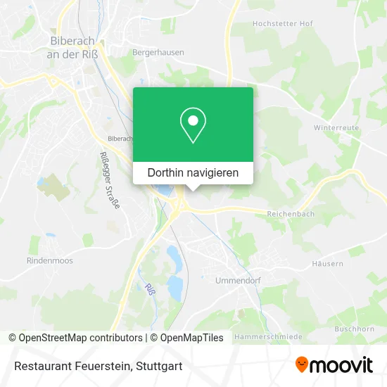 Restaurant Feuerstein Karte
