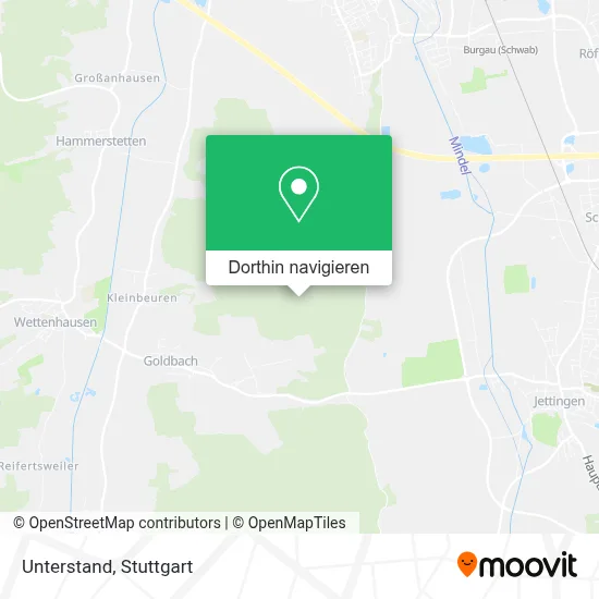 Unterstand Karte