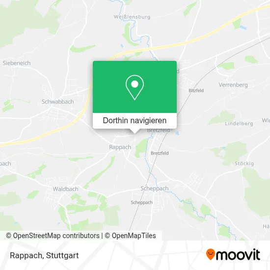 Rappach Karte