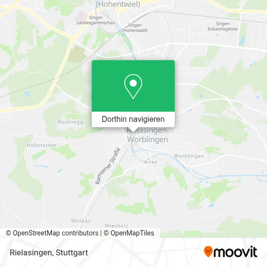 Rielasingen Karte