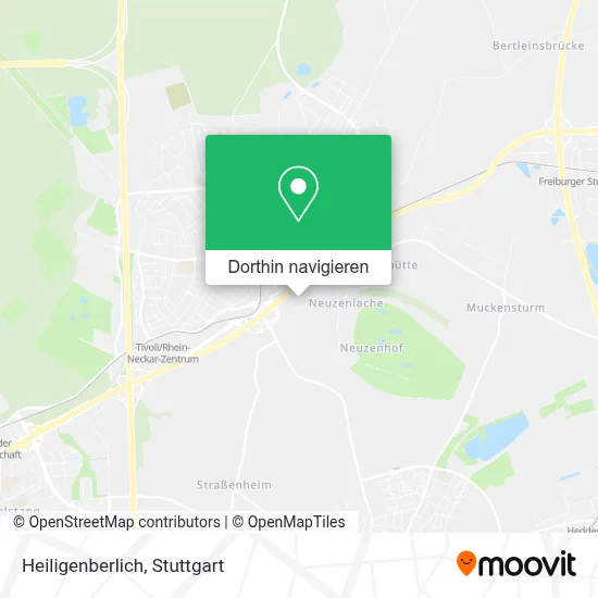Heiligenberlich Karte