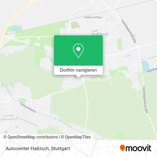 Autocenter Haßloch Karte