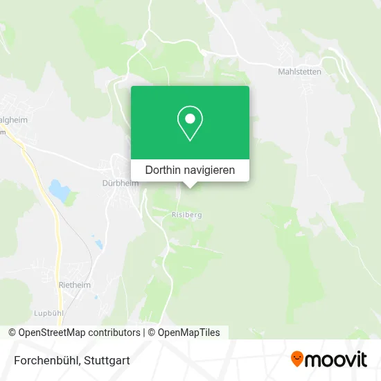 Forchenbühl Karte