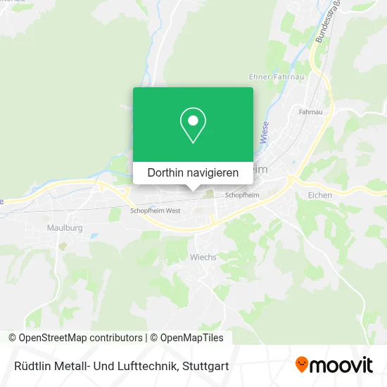 Rüdtlin Metall- Und Lufttechnik Karte