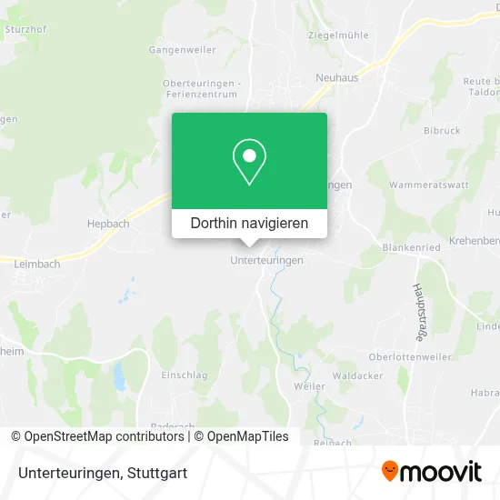 Unterteuringen Karte