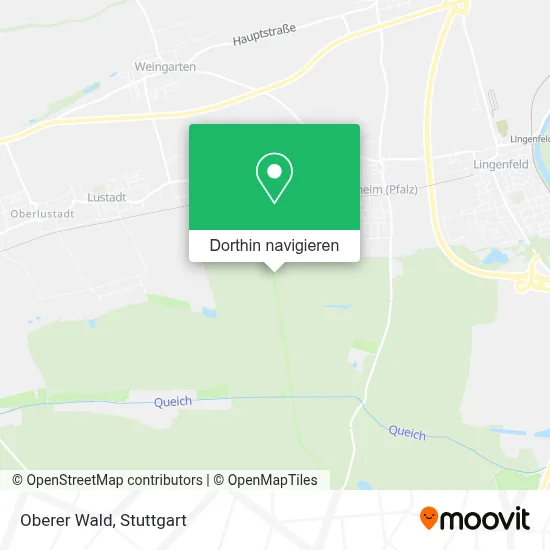 Oberer Wald Karte